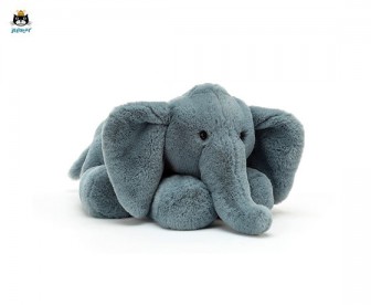 Jellycat 哈格迪大象（中号：22厘米x12厘米）